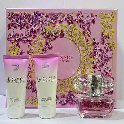 Bright Crystal Eau de toilette 50ML,Bath & Shower GEL 50ML,Body Lotion 50ML