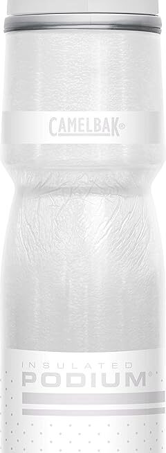 CamelBak Podium Chill Insulated Bike Water Bottle - Easy Squeeze Bottle - Fits Most Bike Cages - 24oz, Reflective Ghost