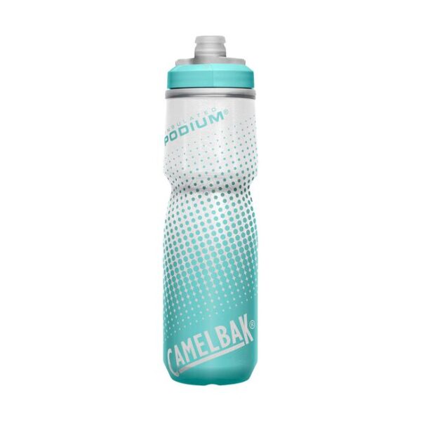 Camelbak Podium Chill Water Bottle, 24 oz Capacity, Teal Dot