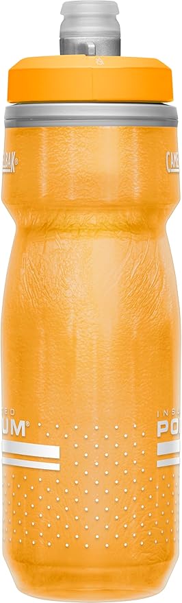 CamelBak Podium Chill Insulated Bike Water Bottle - Easy Squeeze Bottle - Fits Most Bike Cages - 21oz, Orange - Image 3