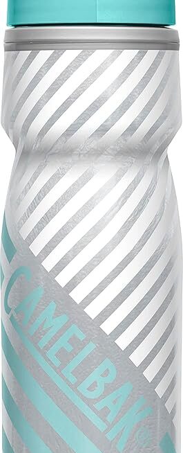 CamelBak Podium Chill Outdoor 21oz, Grey/Teal Stripe
