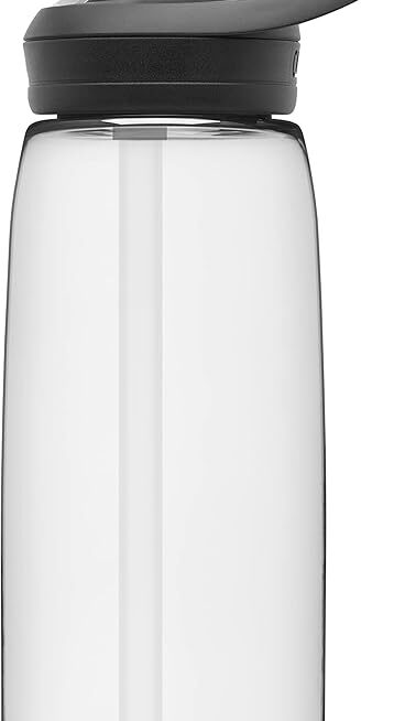 Camelbak Eddy+ Water Bottle With Tritan Renew – Straw Top 32Oz, Clear