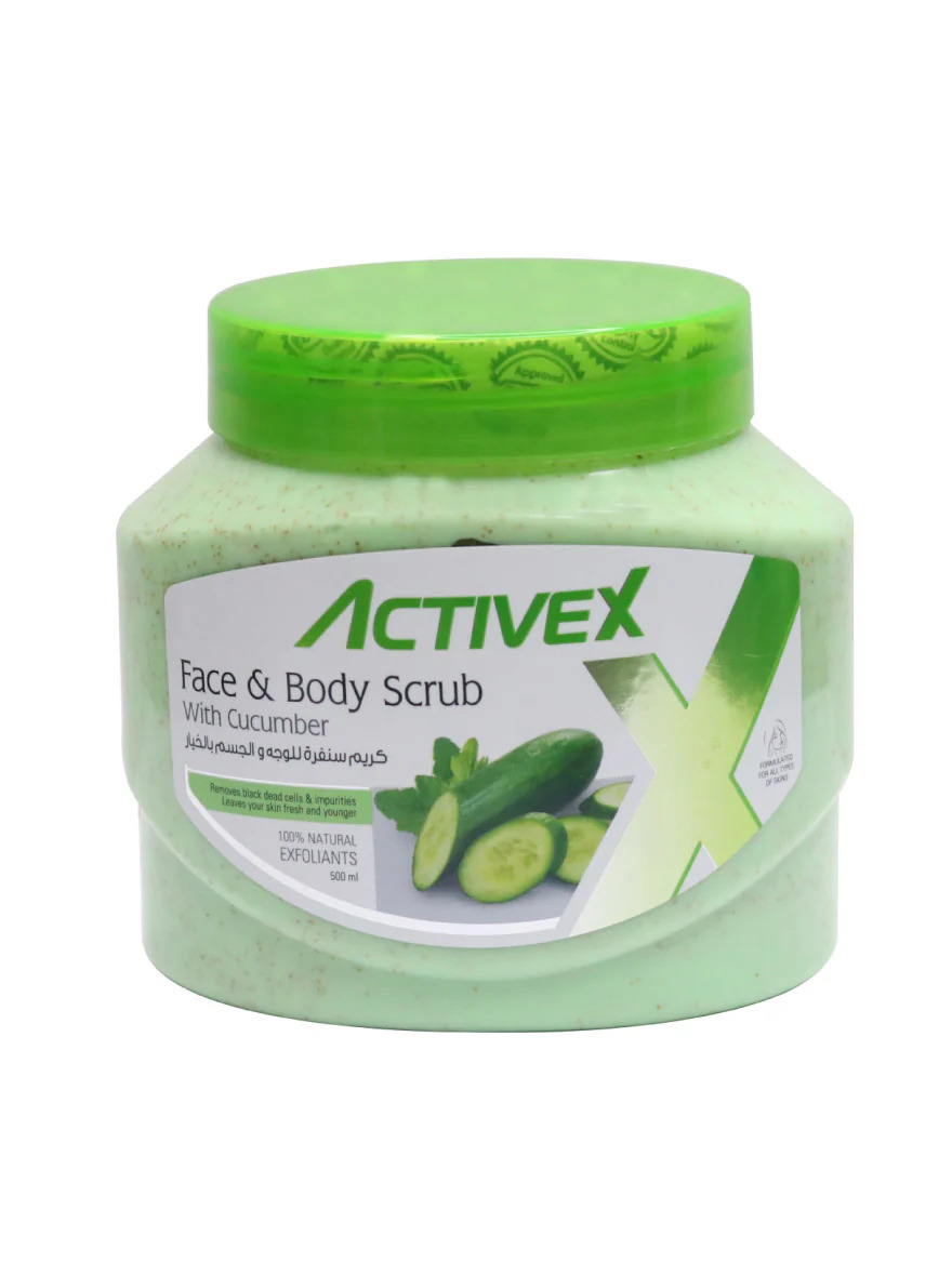 ActiveX Facial Mud Mask with Mint & Cucumber – 500ml
