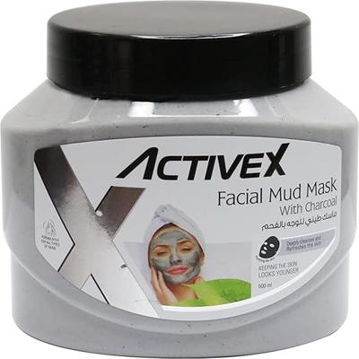 ActiveX Facial Mud Mask 500 ml - Charcoal