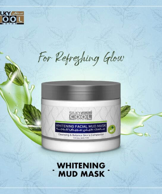 Silky Cool Whitening Facial Mud Mask 350 Ml - Mint