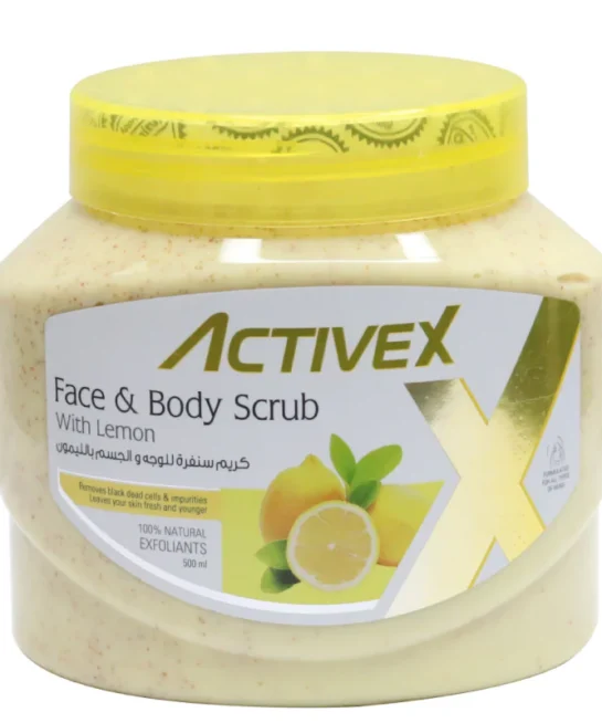 ActiveX Face & Body Scrub 500 ml - Lemon