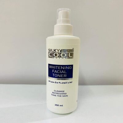 SILKY COOL EXTRA WHITENING FACIAL TONER 250 ML