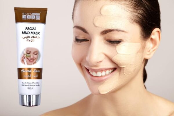 Silky Cool Dead Sea Mud Mask 275 ml Tube - Dead Sea Clay Mud Mask - Image 3