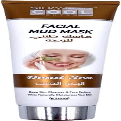 Silky Cool Dead Sea Mud Mask 275 ml Tube - Dead Sea Clay Mud Mask