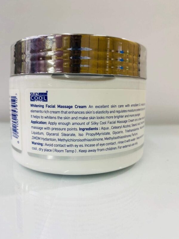 SILKY COOL WHITENING FACIAL MASSAGE CREAM 350ML - Image 2