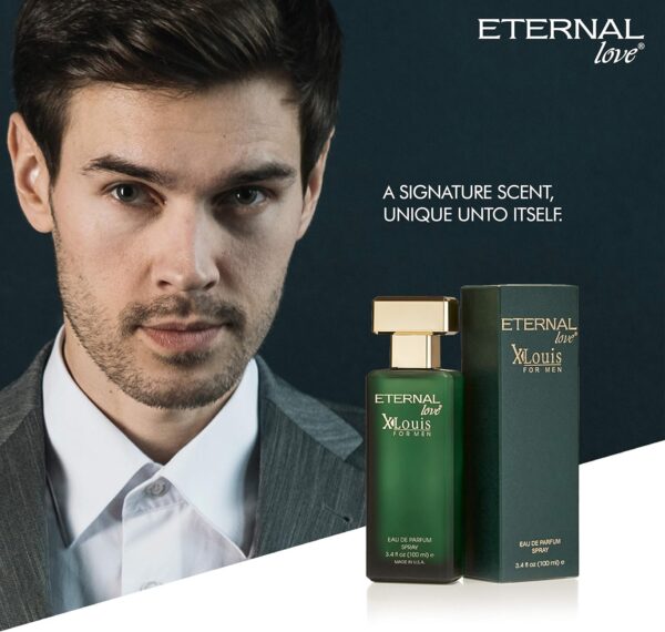 Eternal Love Perfume Spray X-Louis For Men's 100ml, EDP - Image 4
