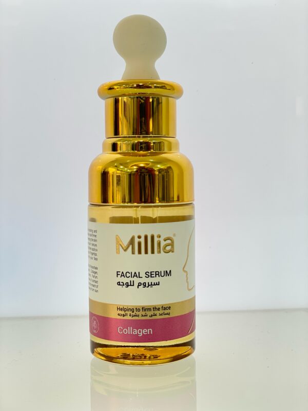 Millia Collagen Facial Serum, 40ml, Firming Face Treatment. - Image 3