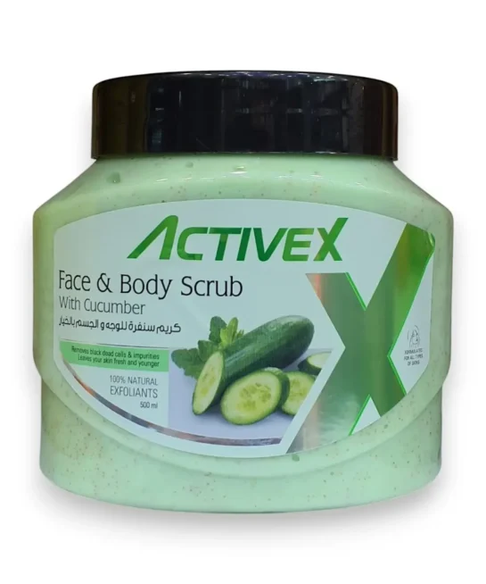ActiveX Face & Body Scrub 500 ml - Cucumber