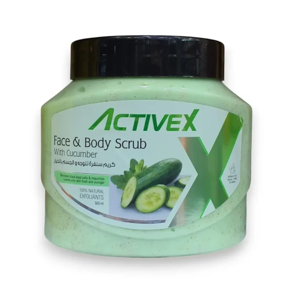 ActiveX Face & Body Scrub 500 ml - Cucumber