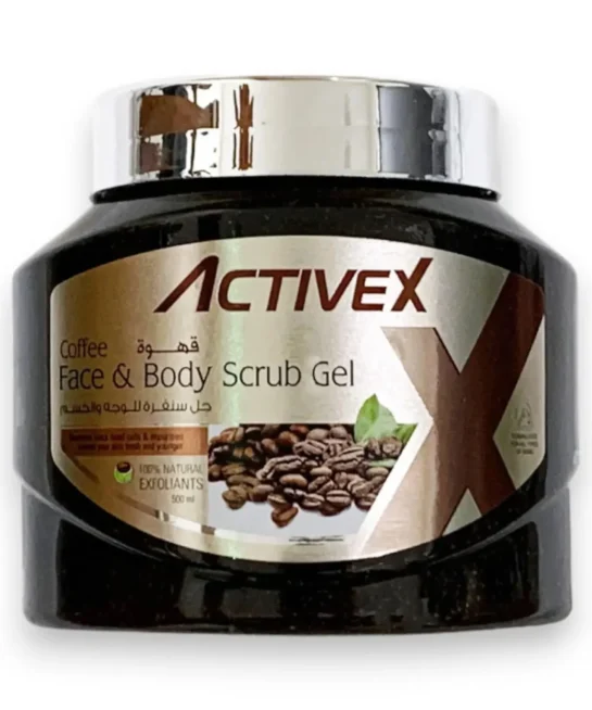 Active X Face & Body Scrub Gel 500 ML - Coffee