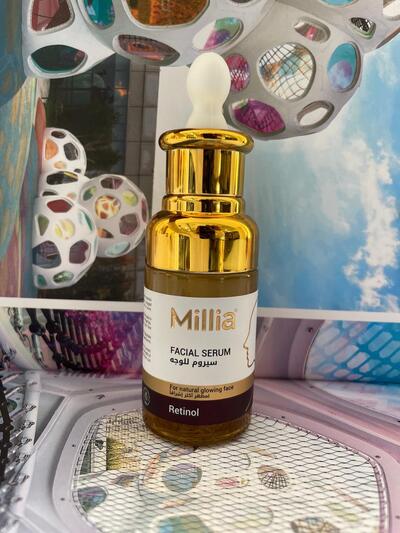 Millia Retinol Facial Serum, 40ml, Natural Glowing Face
