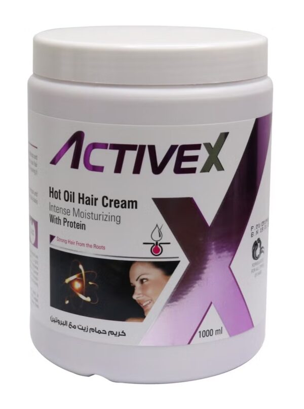 Active X Hot Oil Hair Cream 1000 ML - Protein - Image 2