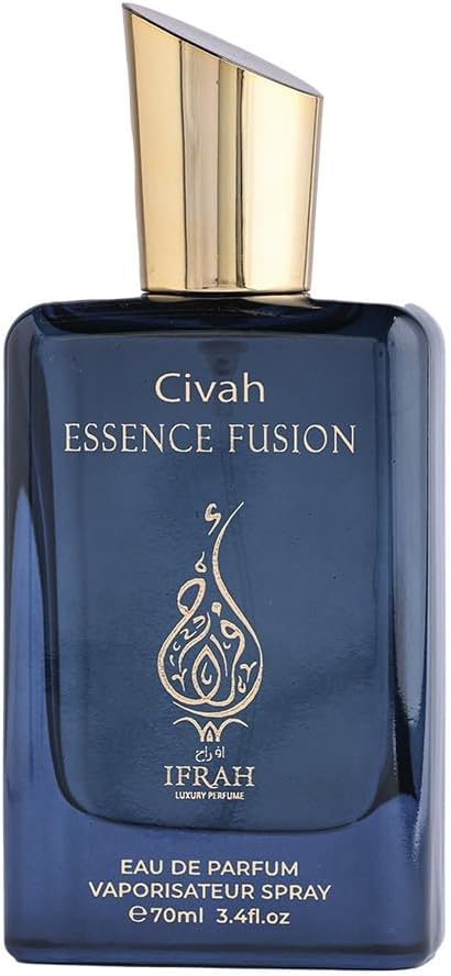 IFRAH Civah Essence Fusion Luxury Perfume, 70ml, Spicy Aromatic Amber Oud with Citrus Notes for Men - Image 2