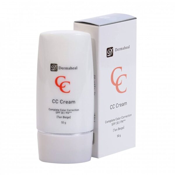 Dermaheal Women's CC Cream SPF30 - Tan Beige BB DERW-CC-CREAM - 50g
