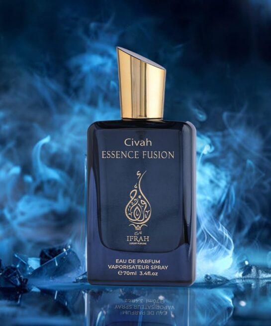 IFRAH Civah Essence Fusion Luxury Perfume, 70ml, Spicy Aromatic Amber Oud with Citrus Notes for Men