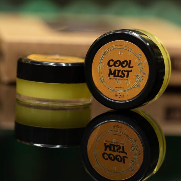 Aswad Cool Mist Body Cream for Unisex, 8g – Refreshing Lemon Fragrance, Hydrating & Energizing (Pack of 12) - Image 3