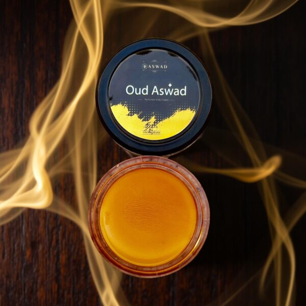 Aswad Oud Solid Perfume Body Cream, Unisex (pack of 4)